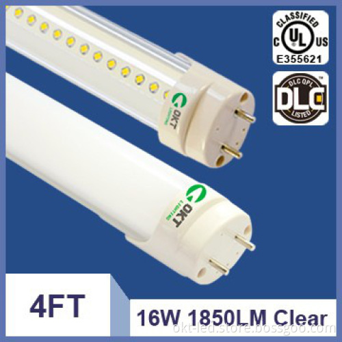 OKT NEW UL DLC 1750LM 4FT 16W t8 ul led fluorescent tube